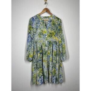 Barbara Lohmann Silk Floral Tiered Dress Size XS Daliah